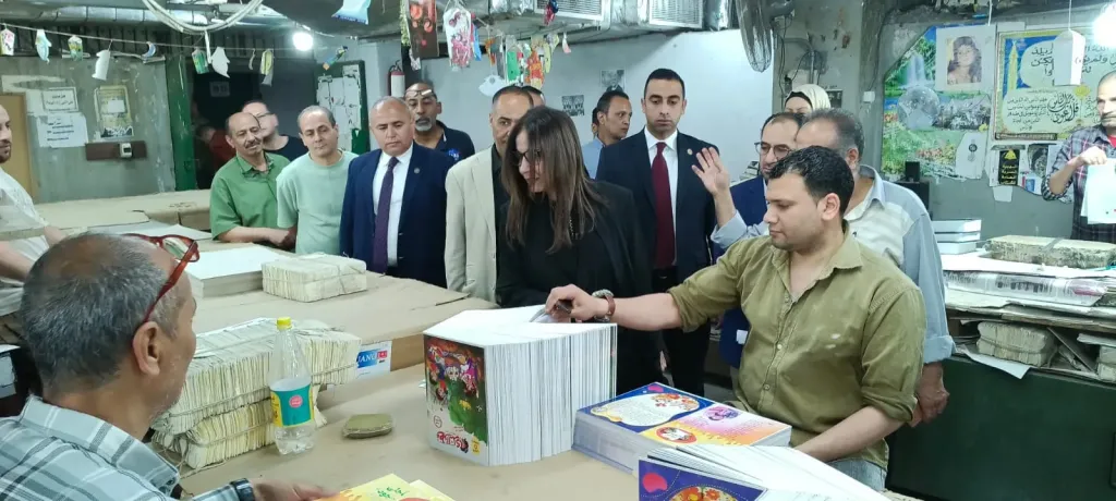 الدكتورة جيهان زكي تزور الهيئة المصرية العامة للكتاب