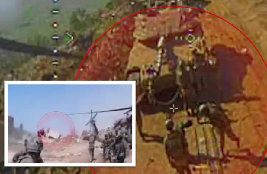 صورة من عملية استهداف حزب الله للعدو في الطيبة بجنوبي لبنان