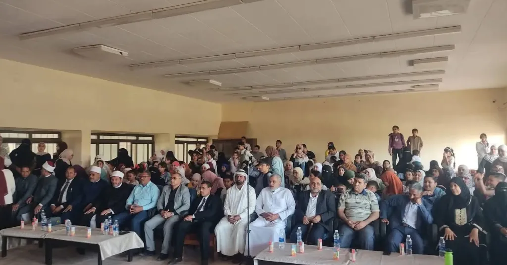 ماجد ربيع يشهد إحتفالية ختام الأنشطة وتكريم المتفوقين إدارة معهد طور سيناء النموذجى الابتدائى