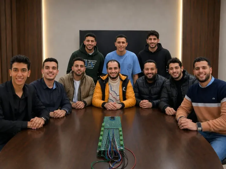 رئيس جامعة كفر الشيخ يُعلن إنجازًا عالميًا جديدًا: فوز فريق طلاب كلية الهندسة بجائزة “أفضل تطبيق صناعي على مستوى العالم”