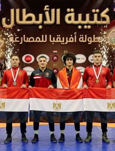 محافظ كفرالشيخ يهنئ بطل المصارعة محمد عبدالرحمن لفوزه بفضية أفريقيا