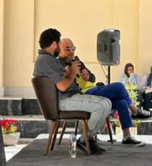 خيري بشارة: فيلم ”كابوريا ” مستلهم من عالم الرياضة وتخيلته بذهنى لوحات وصور متتابعة