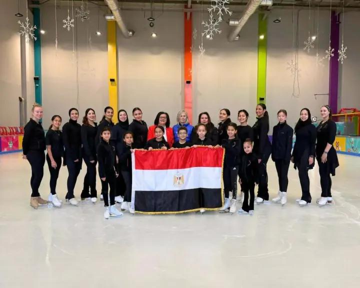 معسكر ناجح للتزحلق الفنى على الجليد تحت إشراف الاتحاد الدولى