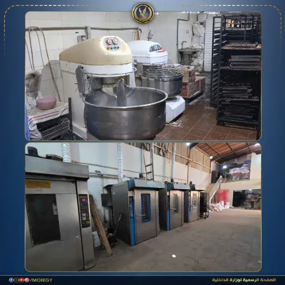 ضبط مصنع غذائي بدون ترخيص و10 آلاف عبوة مجهولة المصدر بشبرا الخيمة