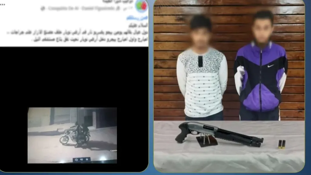 ترهيب وإتاوة تحت تهديد السلاح.. سقوط ثنائي البلطجة بعد بث الرعب بشبرا الخيمة