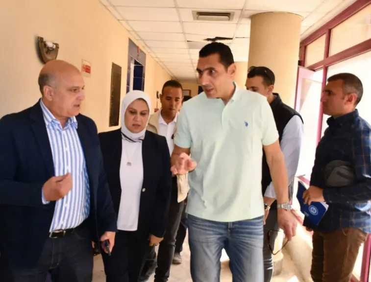 وزير الشباب والرياضة يتفقد أعمال تطوير مركز الطب الرياضي بمدينة نصر