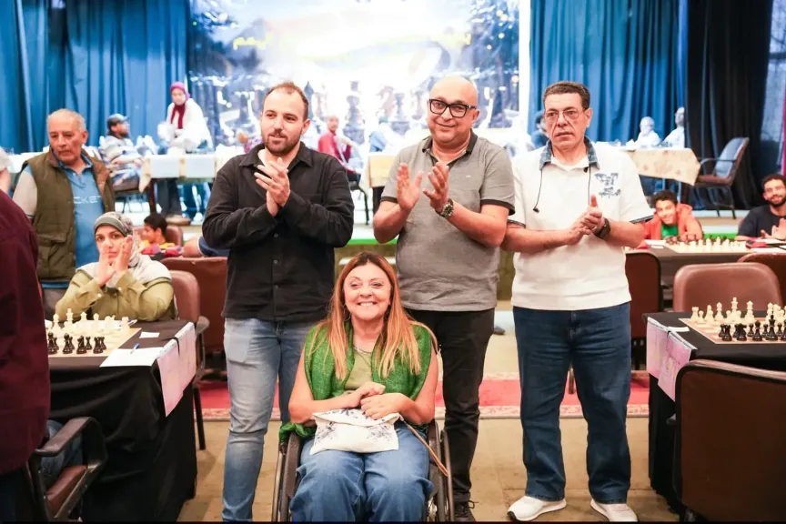 250 لاعبًا في بطولة الجمهورية للشطرنج لذوي الهمم وكأس مصر للرجال ودوري السيدات