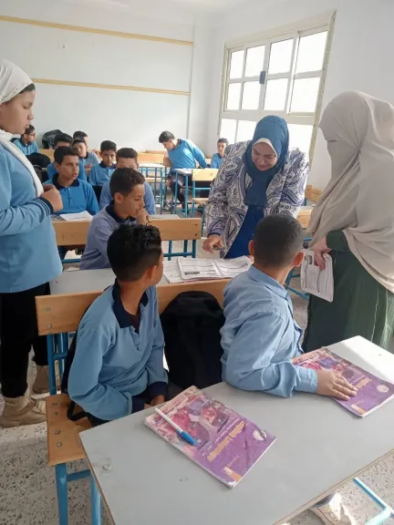 وكيل إدارة إيتاى البارود التعليمية: استعدادات مكثفة لامتحانات الفصل الدراسى الثانى ومشاركة فعالة فى مسابقة ”عظمة وجلال مصر”