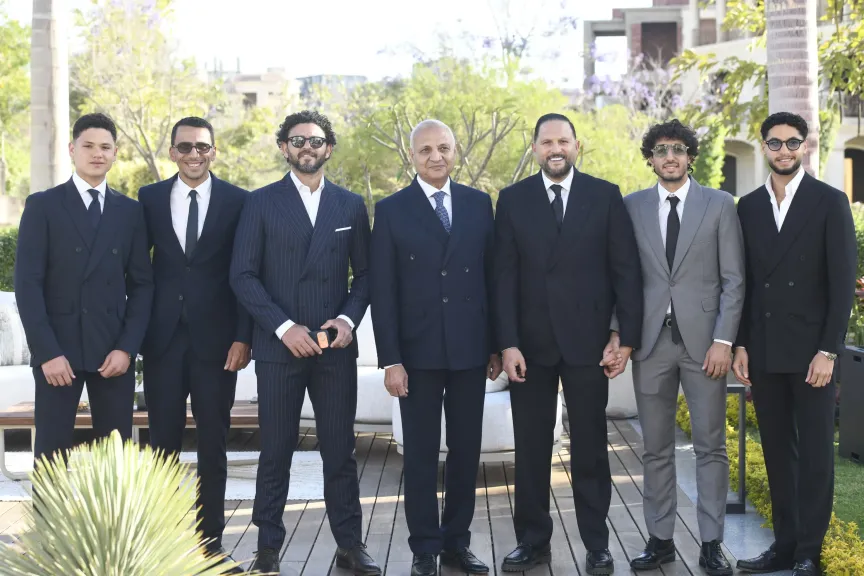 الفنان عماد زيادة يحتفل بقران ابنة شقيقه بحضور حسام غالي ومحمد هاني وسيد عبد الحفيظ