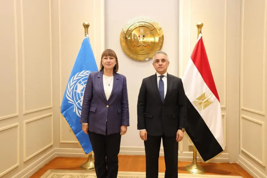 وزير العدل يلتقي المنسقة المقيمة للأمم المتحدة في مصر لبحث تعزيز التعاون في مجالات العدالة وسيادة القانون