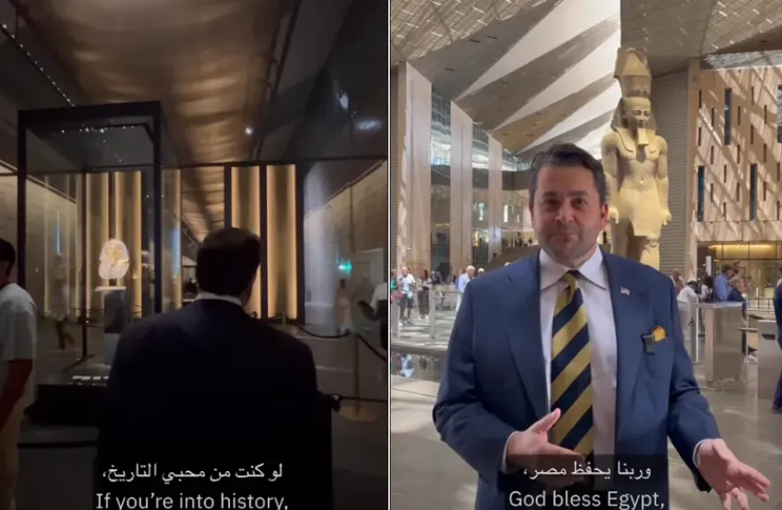 مبعوث ترامب يشيد بالمتحف المصري الكبيرويصفه بالمكان الاستثنائي