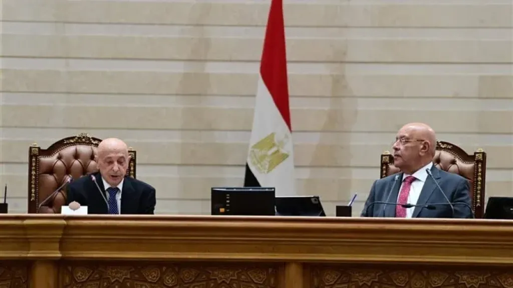 عقيلة صالح: مصر كانت ولا تزال السند الحقيقي للشعب الليبي