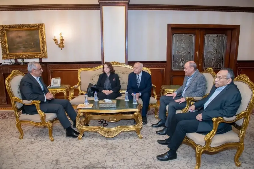 وزير الإنتاج الحربي يبحث مع خبير دولي توطين صناعة مكونات محطات الطاقة الشمسية الحرارية