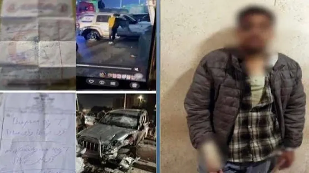 إحالة سائق «سيارة علم إسرائيل» بكرداسة للمحاكمة بعد اتهامه بدهس 6 مواطنين وإتلاف عدد من السيارات