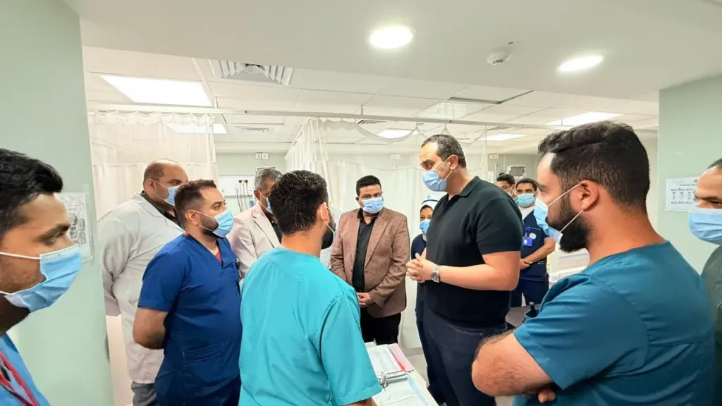 «السبكي» يفاجئ منشآت جنوب سيناء بجولة ميدانية.. ويتابع جاهزية مستشفى شرم الشيخ الدولي
