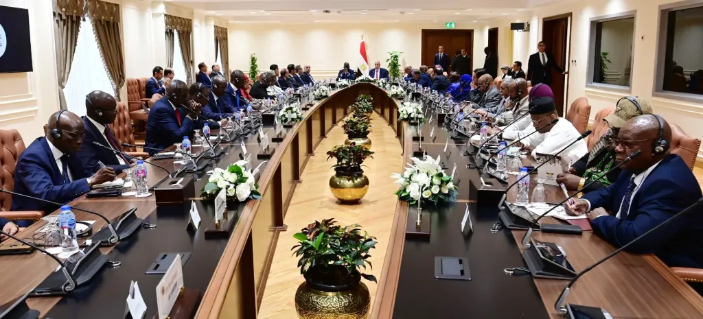 رئيس مجلس النواب يؤكد دعم التكامل الإفريقي خلال لقاء موسع مع رئيس البرلمان السنغالي والسفراء الأفارقة