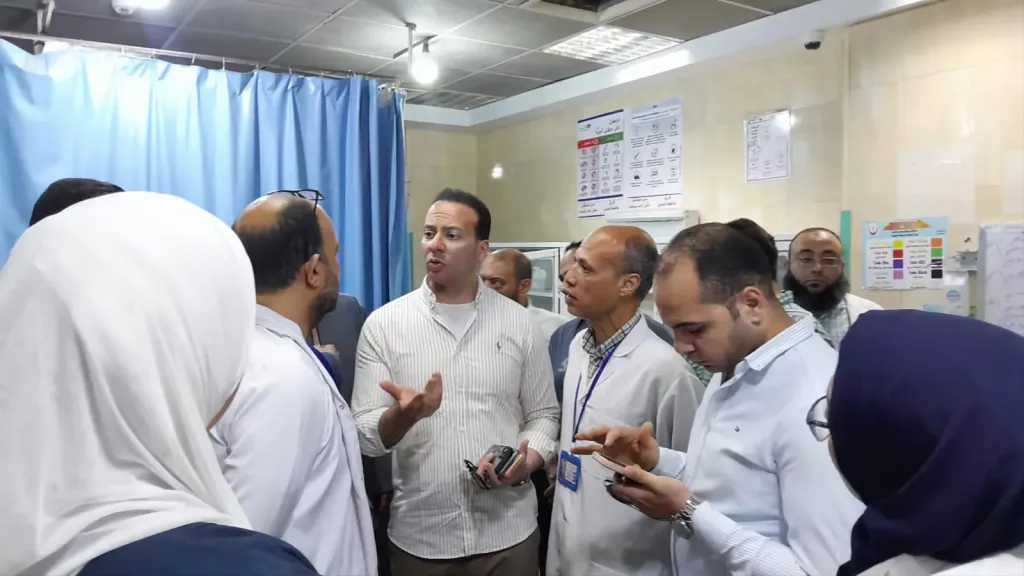 وكيل ”صحة البحيرة” يوجه  بسرعة تشغيل جهاز الأشعة المقطعية الجديد بمستشفى إيتاي البارود
