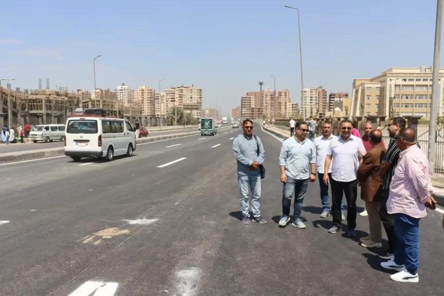 المحافظ يعلن نهاية التكدسات.. افتتاح أعمال الصيانة الشاملة لكوبري وطريق بنها الزراعي
