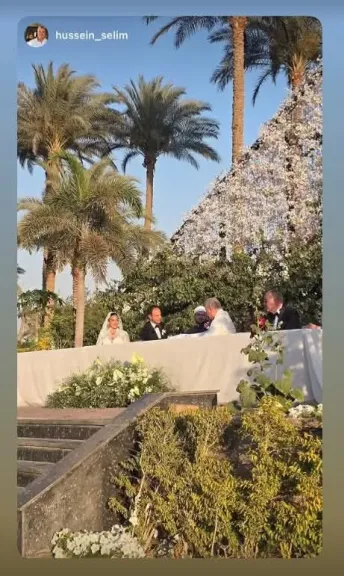 وسط أجواء عائلية مبهجة.. أمينة خليل تشارك الجمهور بلقطات من زفاف شقيقتها