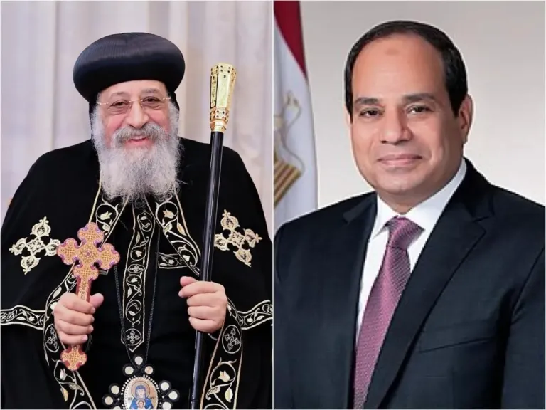 البابا تواضروس يهنئ الرئيس السيسي بعيد الأضحى برسالة وطنية مؤثرة :”دام الخير والأمن لمصر”