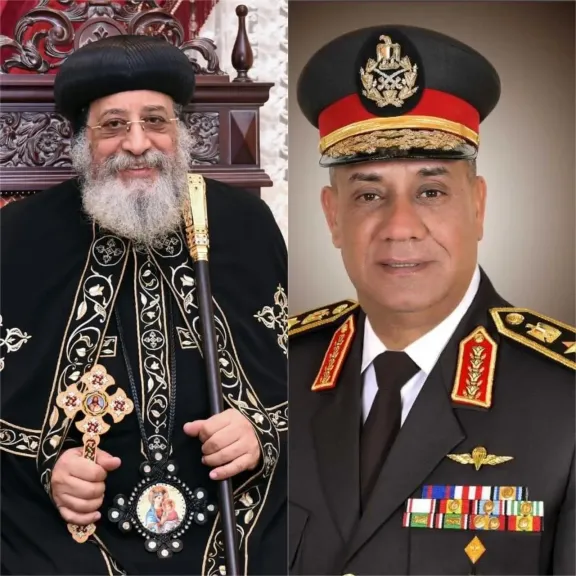 البابا تواضروس الثاني يهنئ وزير الدفاع والقوات المسلحة بعيد الأضحى المبارك