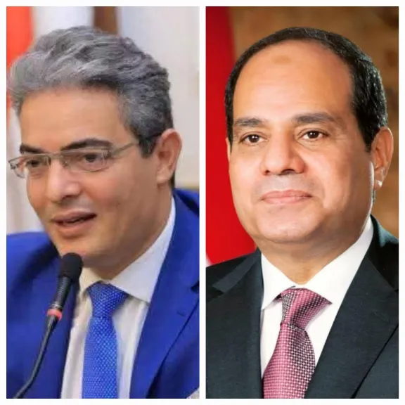 الرئيس السيسي ونقيب الإعلاميين 
