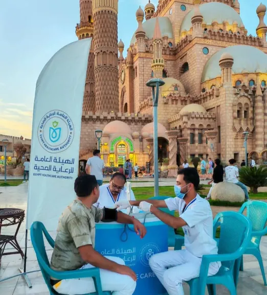 فرق الرعاية الأولية تنتشر بساحات ومدن جنوب سيناء لتقديم الخدمات الطبية ثاني أيام عيد الأضحى