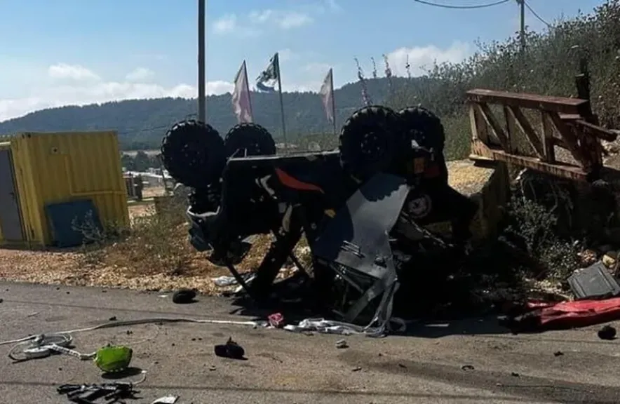 احتراق مدرعة جنوبي بنت جبيل