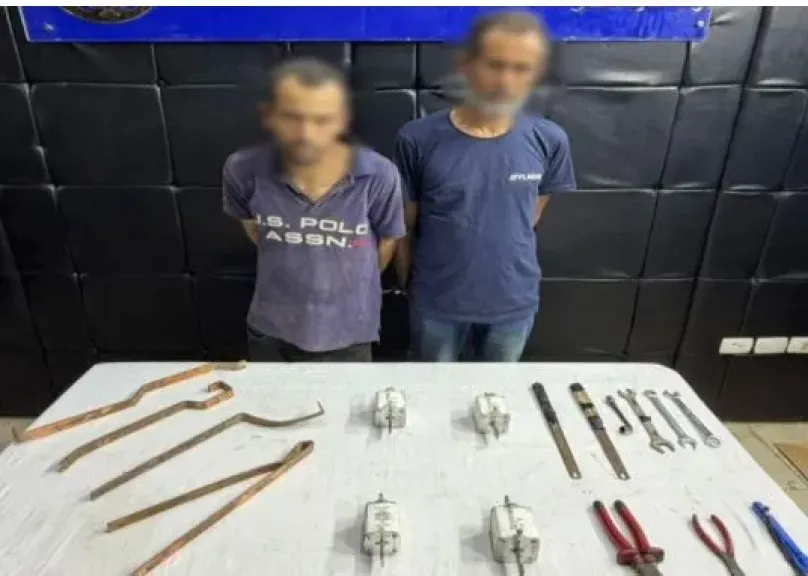 ضبط مسجلي خطر سرقوا غرف الكهرباء بمدينة نصر