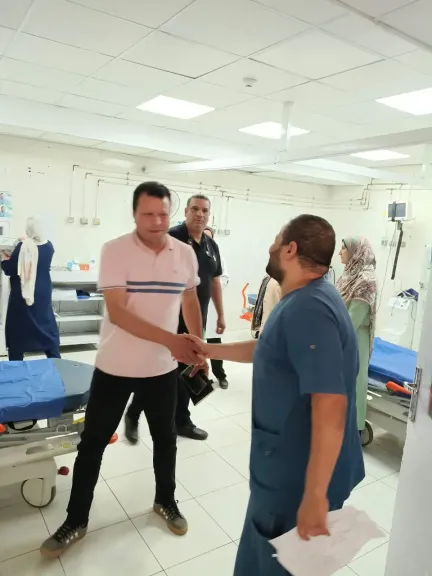 120 زيارة ميدانية وجولات تفقدية بمستشفيات المنوفية خلال العيد