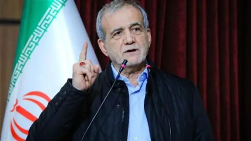 الرئيس الايراني بزشكيان 
