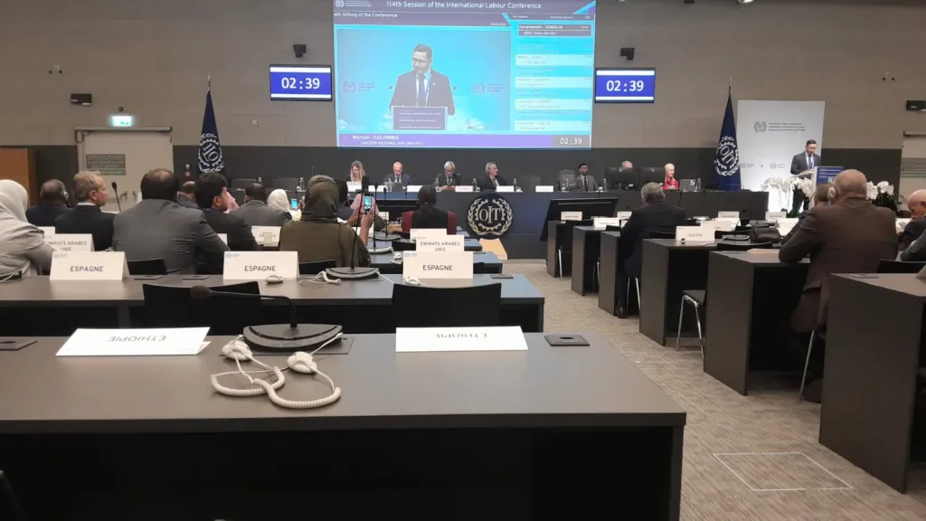انسحاب مصري وعربي من جلسة بمؤتمر العمل الدولي رفضا لكلمة ممثل الاحتلال الإسرائيلي