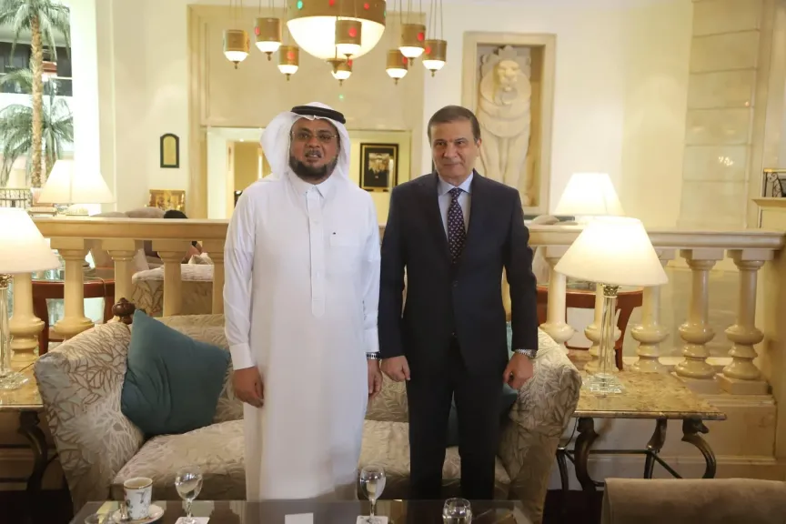 وزير الزراعة يبحث مع وكيل وزارة الزراعة السعودي تعزيز التعاون المشتركة في مؤتمر مكافحة التصحر