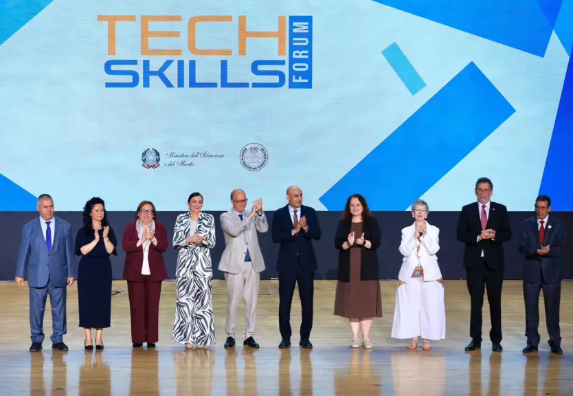 وزير التعليم ونظيره الإيطالي يشهدان ختام منتدى التعليم التقني لدول البحر المتوسط