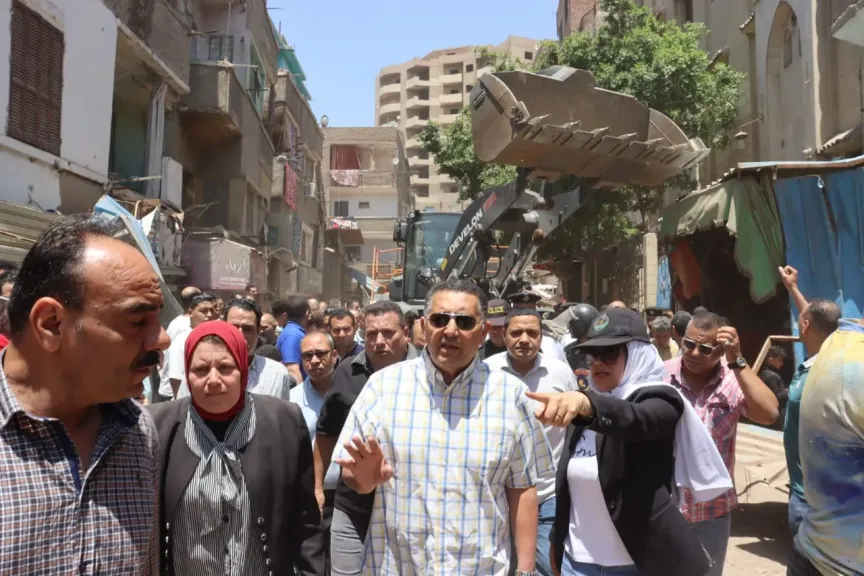 محافظ القليوبية يحسم الجدل.. إزالة سوق بهتيم وبدء خطة تطوير عاجلة للمنطقة