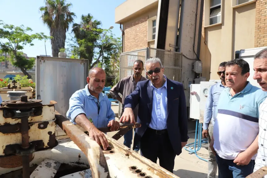 رئيس صرف الإسكندرية ويوجّه برفع كفاءة التشغيل بمحطة المعمورة