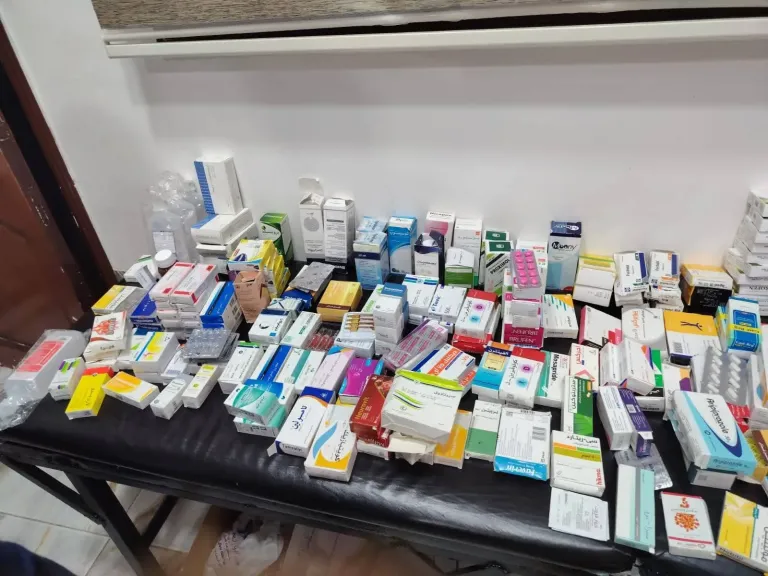 ضبط أدوية منتهية الصلاحية ومجهولة المصدر داخل مستشفى خاص ببلطيم خلال حملة رقابية مكبرة
