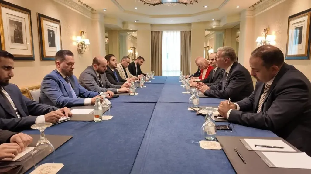 وزير البترول والثروة المعدنية يبحث مع نظيره السوري آفاق التعاون لدعم تعافي قطاع الطاقة بسوريا