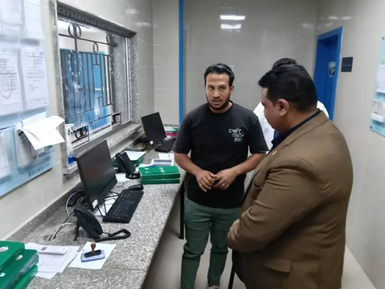 مدير فرع الرعاية الصحية يتفقد وحدة طب أسرة وادي مندر بشرم الشيخ