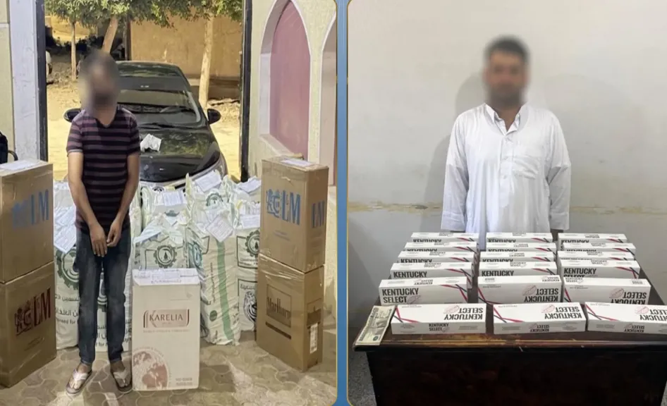 القبض علي تاجري السجائر المهربة بمطروح.. ضبط 12 ألف عبوة قبل طرحها في السوق السوداء