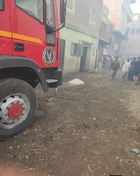 اندلاع حريق بمنزل فى أسيوط والحماية المدنية تحاول السيطرة