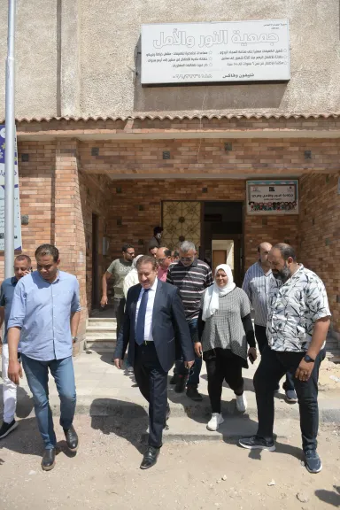 محافظ بورسعيد يرصد أوجه قصور بجمعية النور والأمل ويوجه باتخاذ الإجراءات القانونية لانتخاب مجلس إدارة جديد