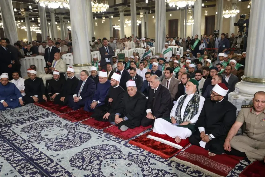 وكيل الأزهر يشارك في احتفالية الطرق الصوفية بالعام الهجري الجديد بمسجد سيدنا الحسين