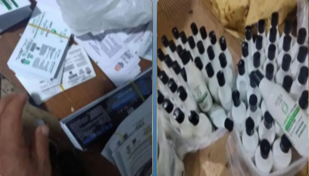 ضبط مصنع مستحضرات تجميل مغشوشة بالإسكندرية.. والتحفظ على 4 أطنان خامات مجهولة