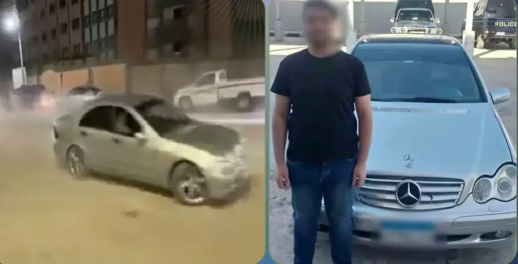 ضبط طالب بسوهاج لقيادته سيارة منتهية التراخيص مخصصة لذوي الهمم وأداء حركات استعراضية