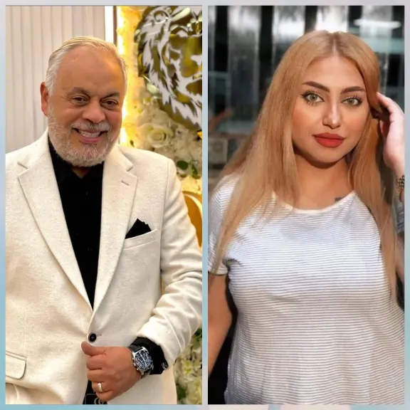 أشرف زكي وإيناس محمد