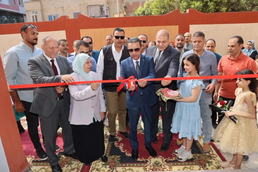 محافظ المنوفية يفتتح مدرستين باستثمارات 50 مليون جنيه