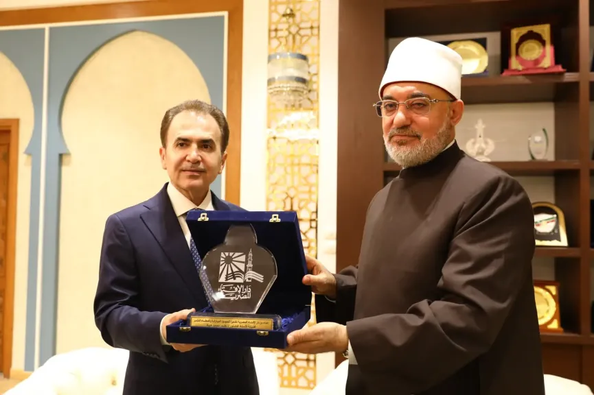 مفتي الجمهورية يستقبل وزير أوقاف كردستان العراق لبحث أوجه التعاون المشترك