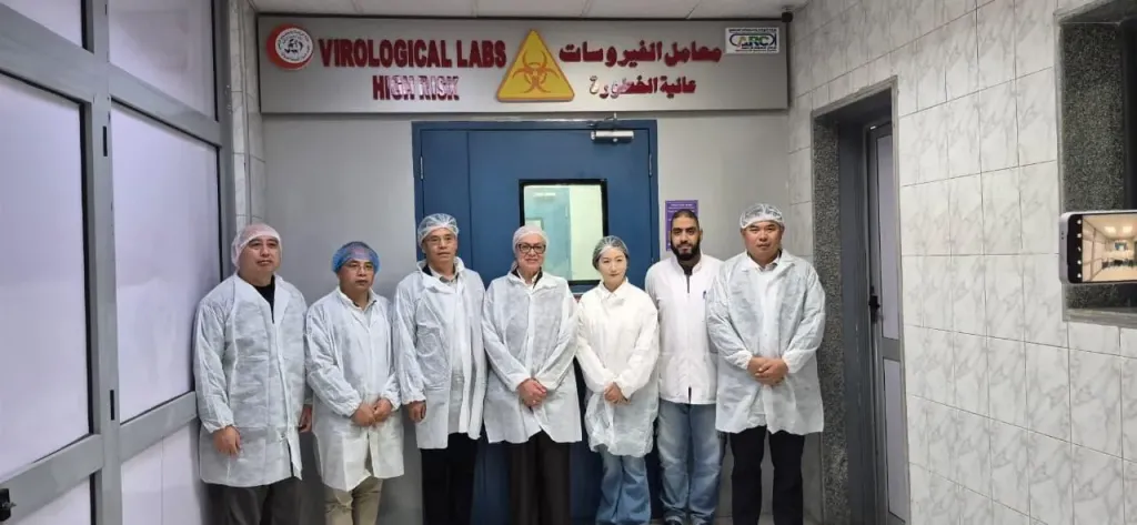 وزارة الزراعة تبحث مع الجانب الصيني تطوير صناعة اللقاحات البيطرية