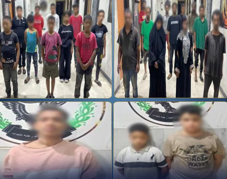 ضبط شبكة استغلال أطفال في التسول بالجيزة.. وإنقاذ 13 حدثًا من الخطر